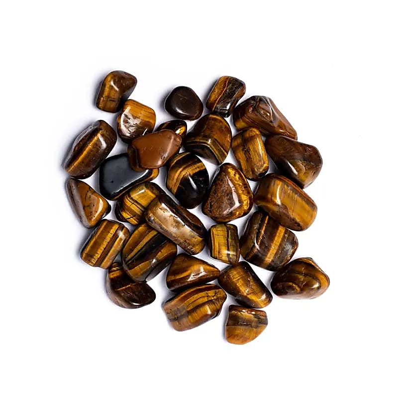 Piedras de Ojo de tigre pulidas calidad A