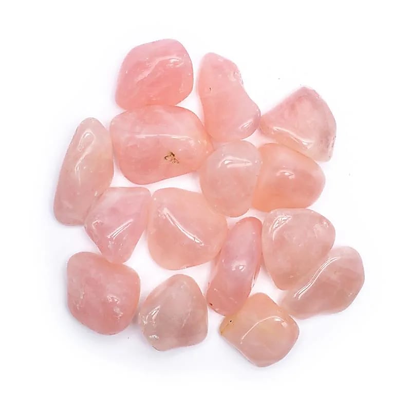Quarzo rosa burattato qualità AA