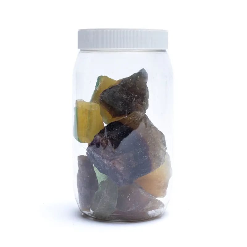 Fluorite arcobaleno grezza