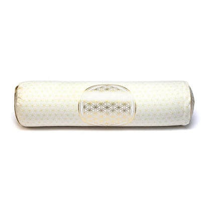 Bolster rund Blume des Lebens Baumwolle BIO (OCS) großhandel thumb