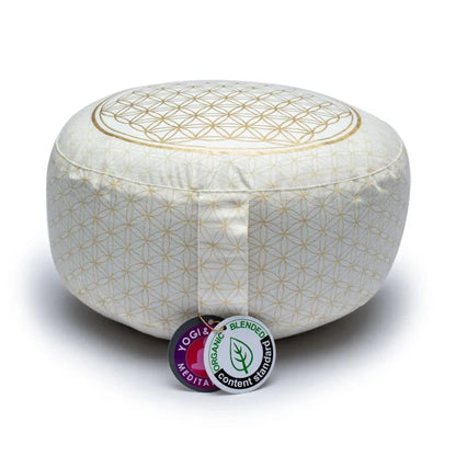 Meditationskissen Blume des Lebens Baumwolle BIO (OCS) kaufen thumb