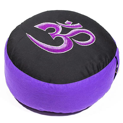 Meditationskissen OM schwarz/violett thumb
