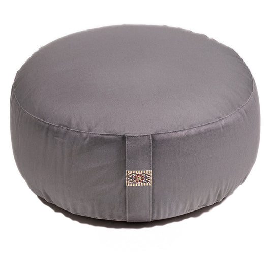 Meditation cushion grey organic cotton (OCS)
