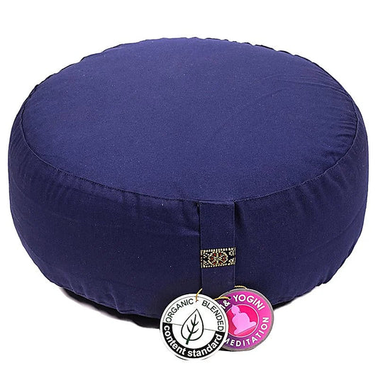 Meditatiekussen indigo biokatoen (OCS)