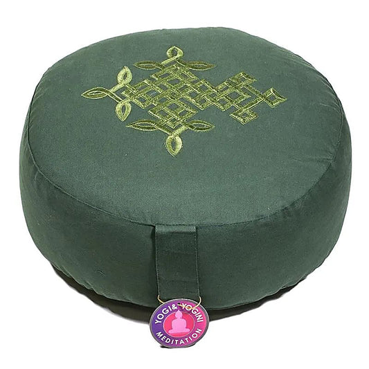 Cojín meditacion Verde Árbol de la vida verde