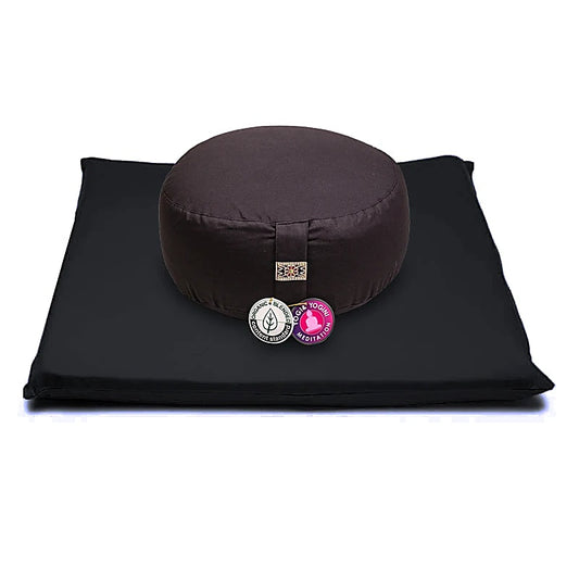 SET de Meditación negro/ negro de algodón BIO (OCS)