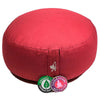 Cuscino meditazione rosso organico (OCS)