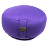 Meditationskissen violett Baumwolle BIO (OCS)
