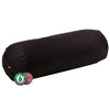 Bolster de yoga negro de algodón BIO (OCS)