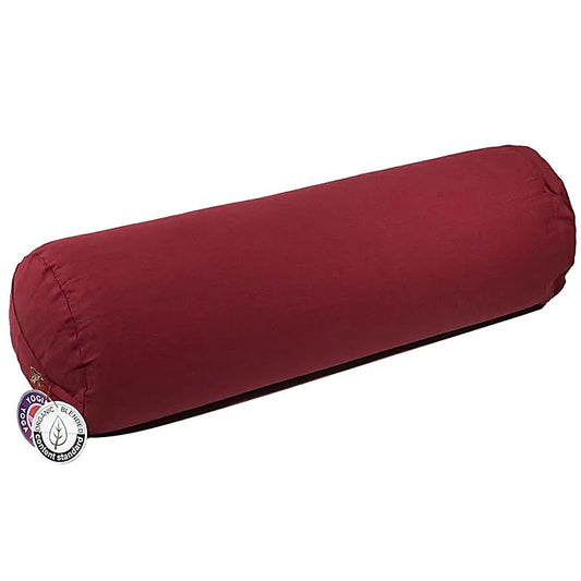 Bolster rosso cotone organico (OCS)