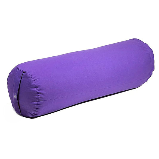 Bolster rond violet biokatoen