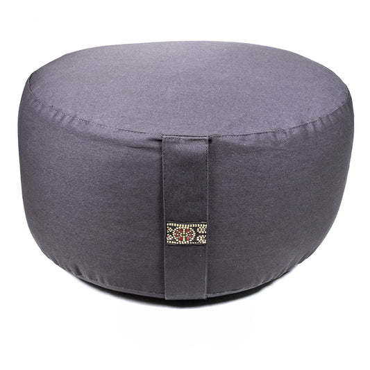 Meditation cushion XL anthracite organic cotton (OCS)