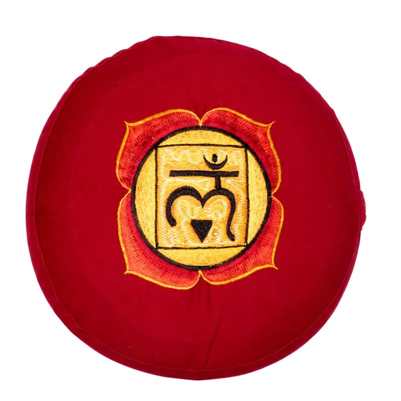 Meditationskissen 1. Chakra bestickt großhandel