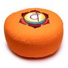 Meditationskissen 2. Chakra bestickt