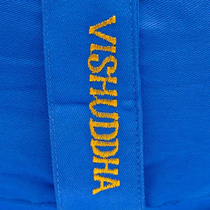 Meditationskissen 5. Chakra bestickt Baumwolle thumb