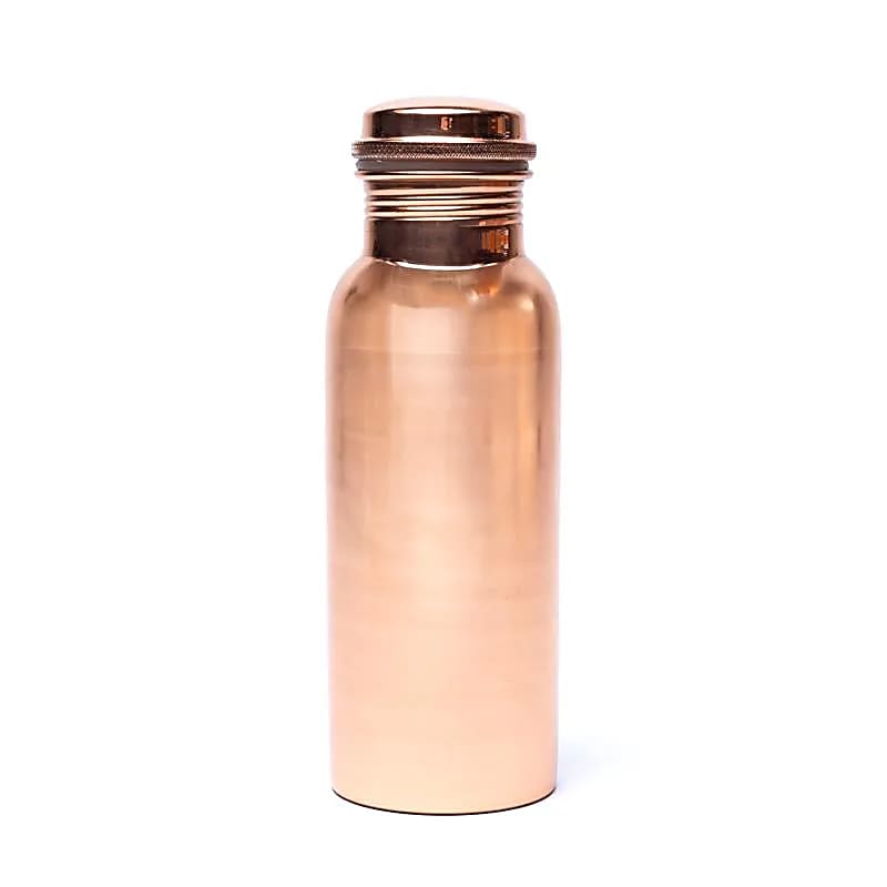 Kupferflasche poliert
