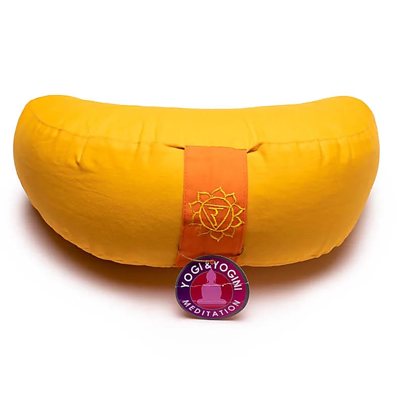 Cuscino meditazione mezzaluna 3° chakra