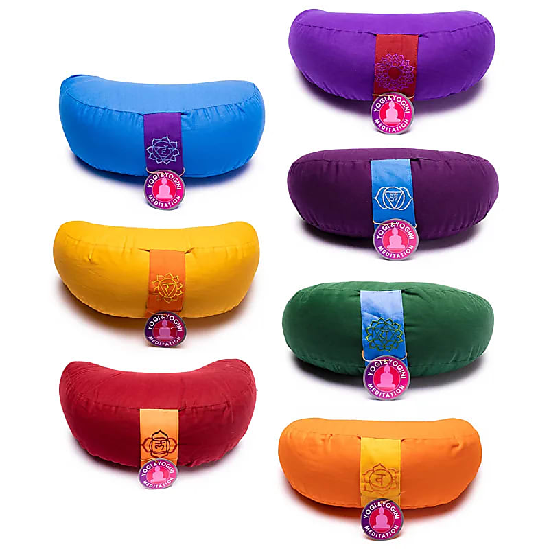 Cuscini meditazione mezzaluna Set di 7