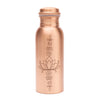 Kupferflasche Lotus Lasergravur