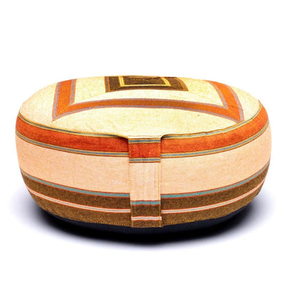 Meditationskissen creme/orange gemustert kaufen thumb