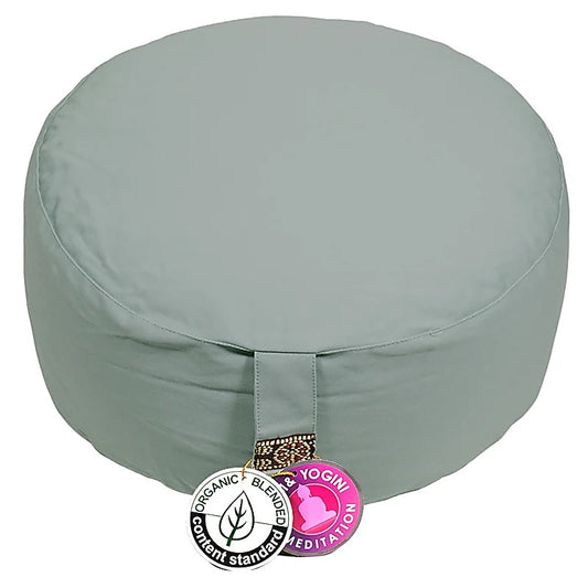 Meditatiekussen celadon biokatoen (OCS)