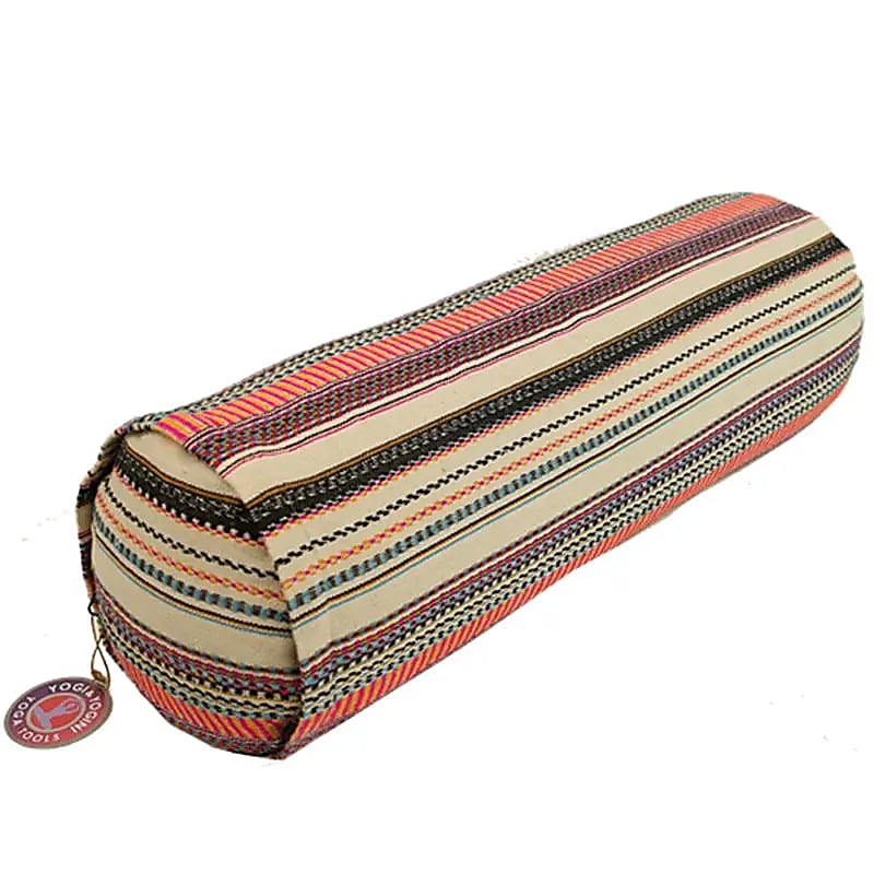 Coussin cylindrique Yoga bohémien
