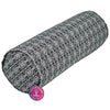 Bolster de Yoga noir et blanc cylindrique