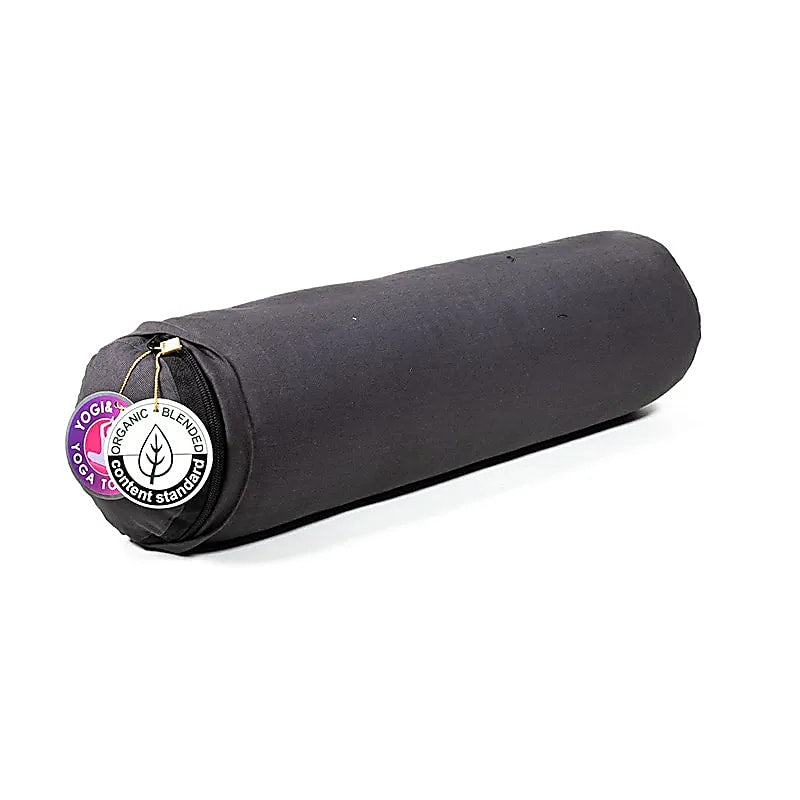 Minibolster anthrazit Baumwolle BIO (OCS)