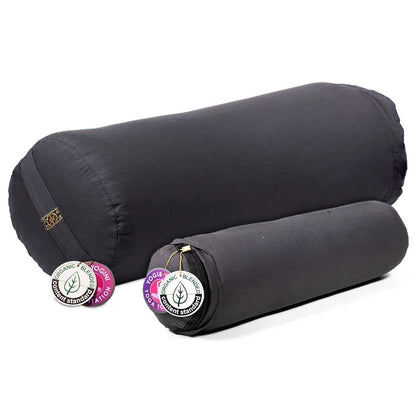 Minibolster anthrazit Baumwolle BIO (OCS) kaufen thumb