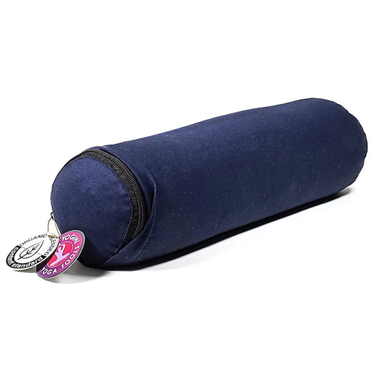 Mini bolster donkerblauw biokatoen (OCS)