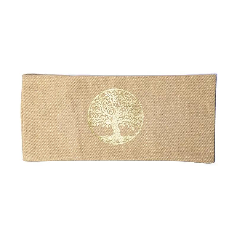 Almohada para ojos funda Árbol de la vida algodón orgánico (GOTS)