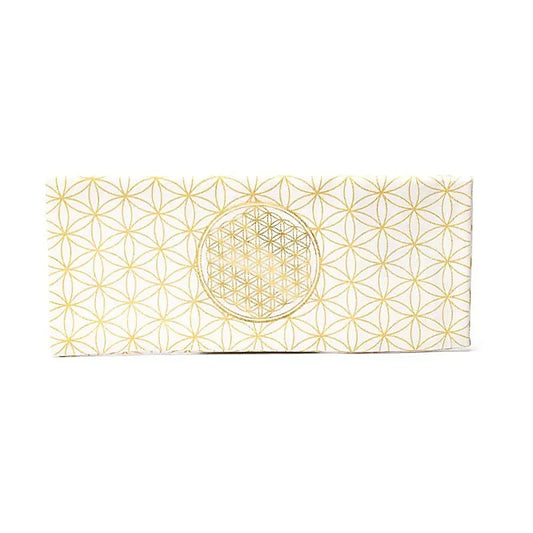 Oogkussenhoes bloem des levens biokatoen (GOTS)