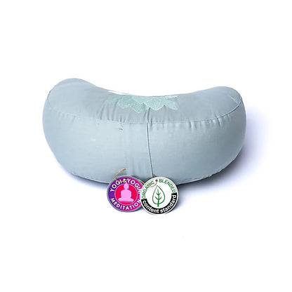 Comprar Cojín de meditación media luna loto algodón orgánico (OCS) thumb