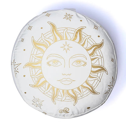 Meditationskissen Sonne weiß Bio-Baumwolle (OCS) kaufen thumb