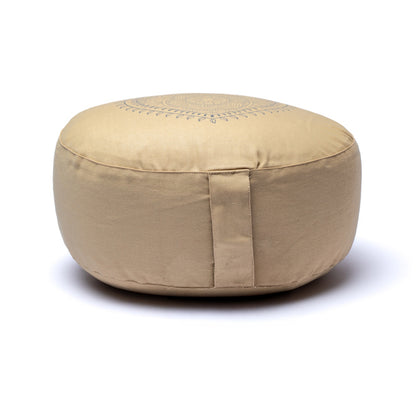 Meditatiekussen hart beige biokatoen Kopen thumb