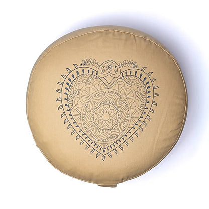 Meditationskissen Herz beige Bio-Baumwolle (OCS) kaufen thumb