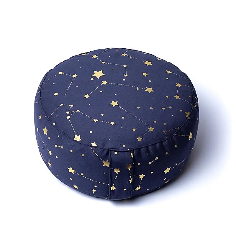 Meditationskissen Sternenhimmel navy blau Bio-Baumwolle (OCS)