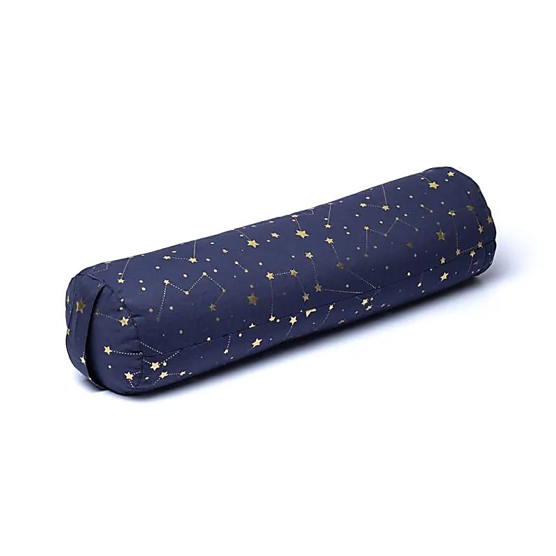 Bolster starry sky navy blue organic cotton (OCS)