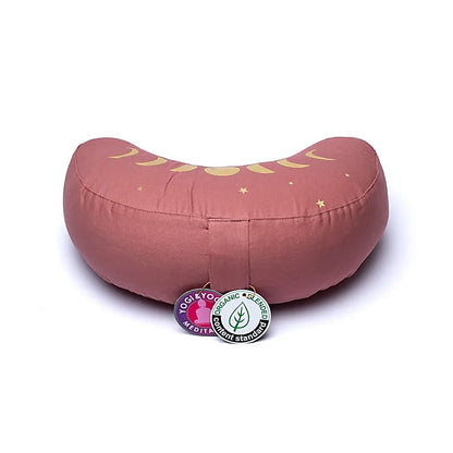 Meditationskissen Mondphase altrosa Bio-Baumwolle (OCS) kaufen thumb