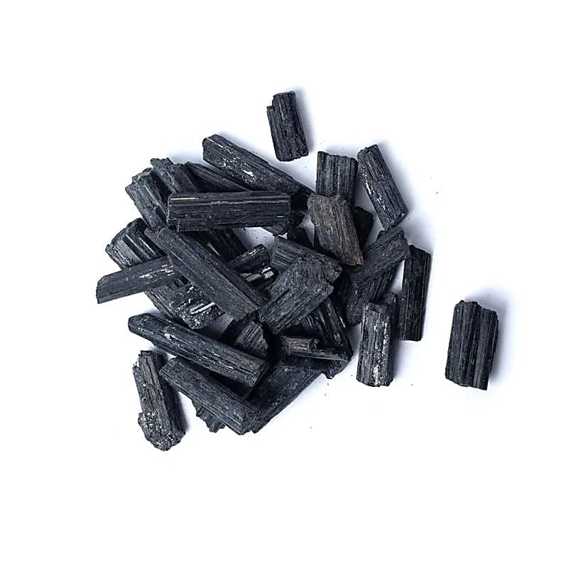Rough black tourmaline