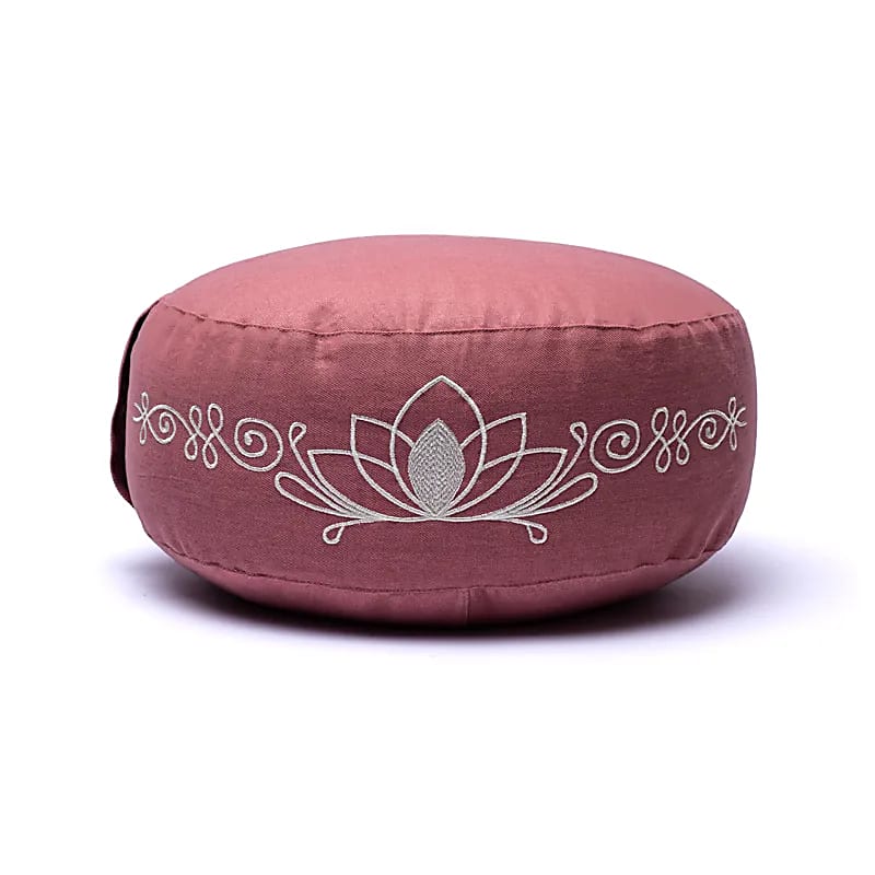 Meditationskissen altrosa Lotus BIO-Baumwolle (OCS) großhandel