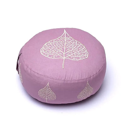 Cuscino meditazione lilla foglia di bodhi cotone organico (OCS) thumb