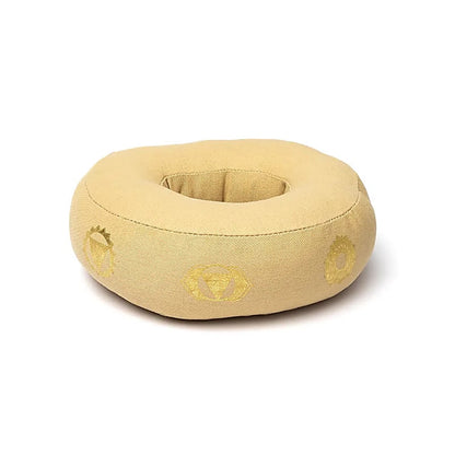 Singing bowl cushion 7 chakras beige M wholesale thumb