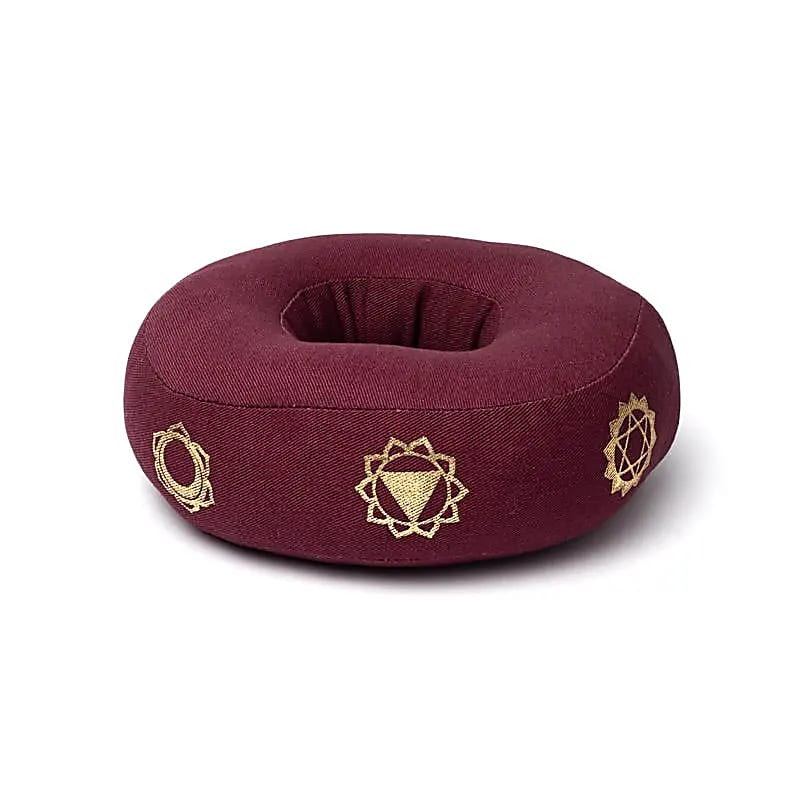 Cuscino per campana 7 chakra melanzana M