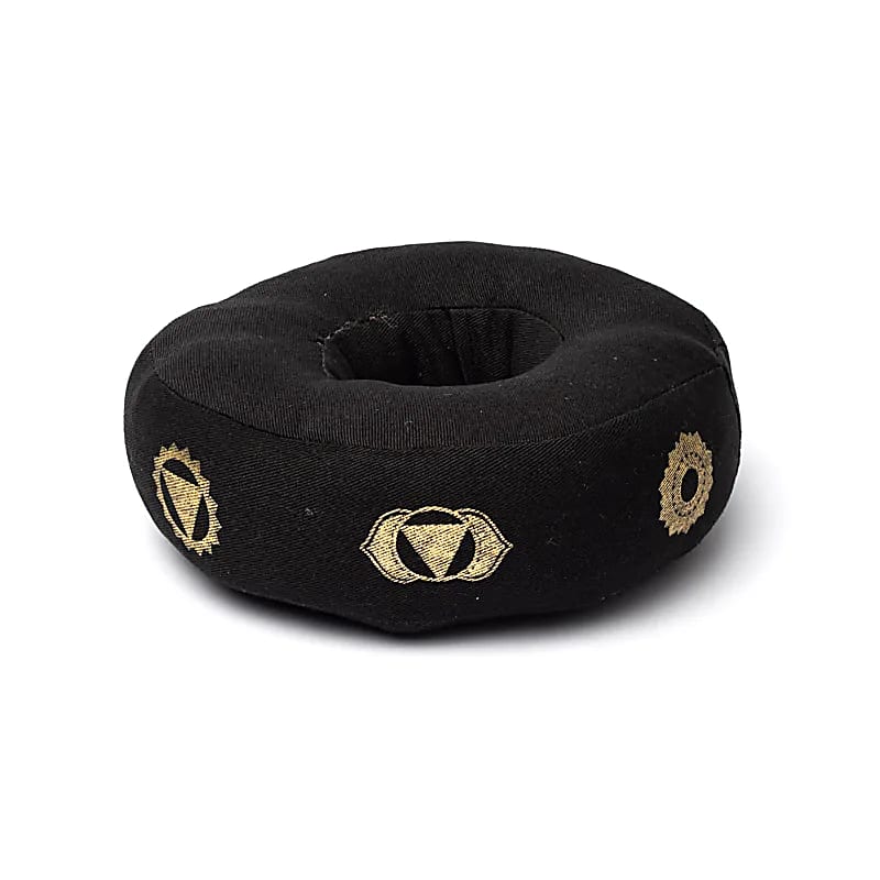 Singing bowl cushion 7 chakras black M
