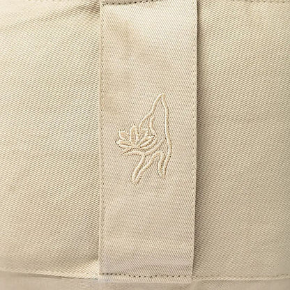 Cuscino meditazione rotondo beige cotone organico (OCS) all’ingrosso thumb