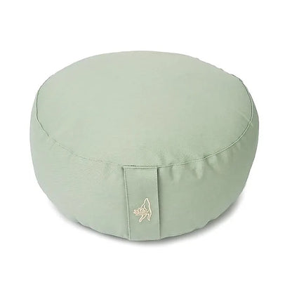 Meditatiekussen rond zachtgroen biokatoen (OCS) thumb