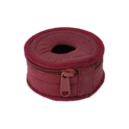 Tingsha-Tasche aubergine groß thumb
