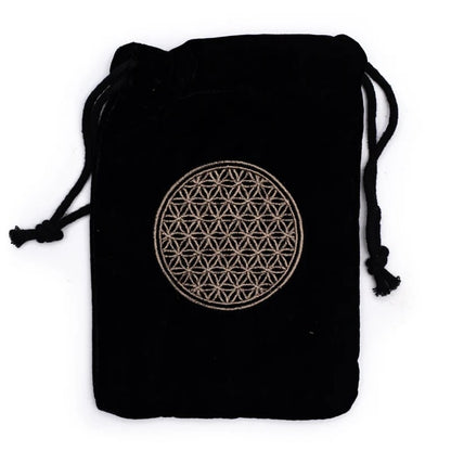 Samt Tasche mit Blume des Lebens großhandel thumb