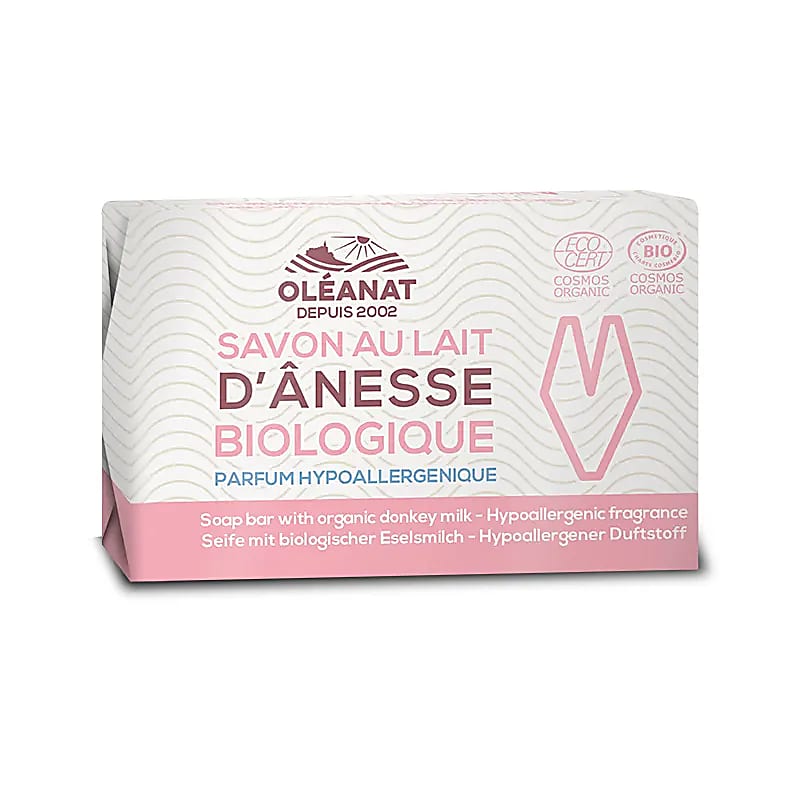 Oléanat Savon au lait d'ânesse légèrement parfumé BIO